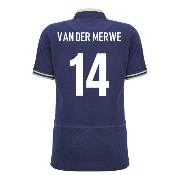 [DDJ] 2026 2027 Scotland Rugby Cotton Shirt Der Merwe Home Kit (Womens) (Van 14)