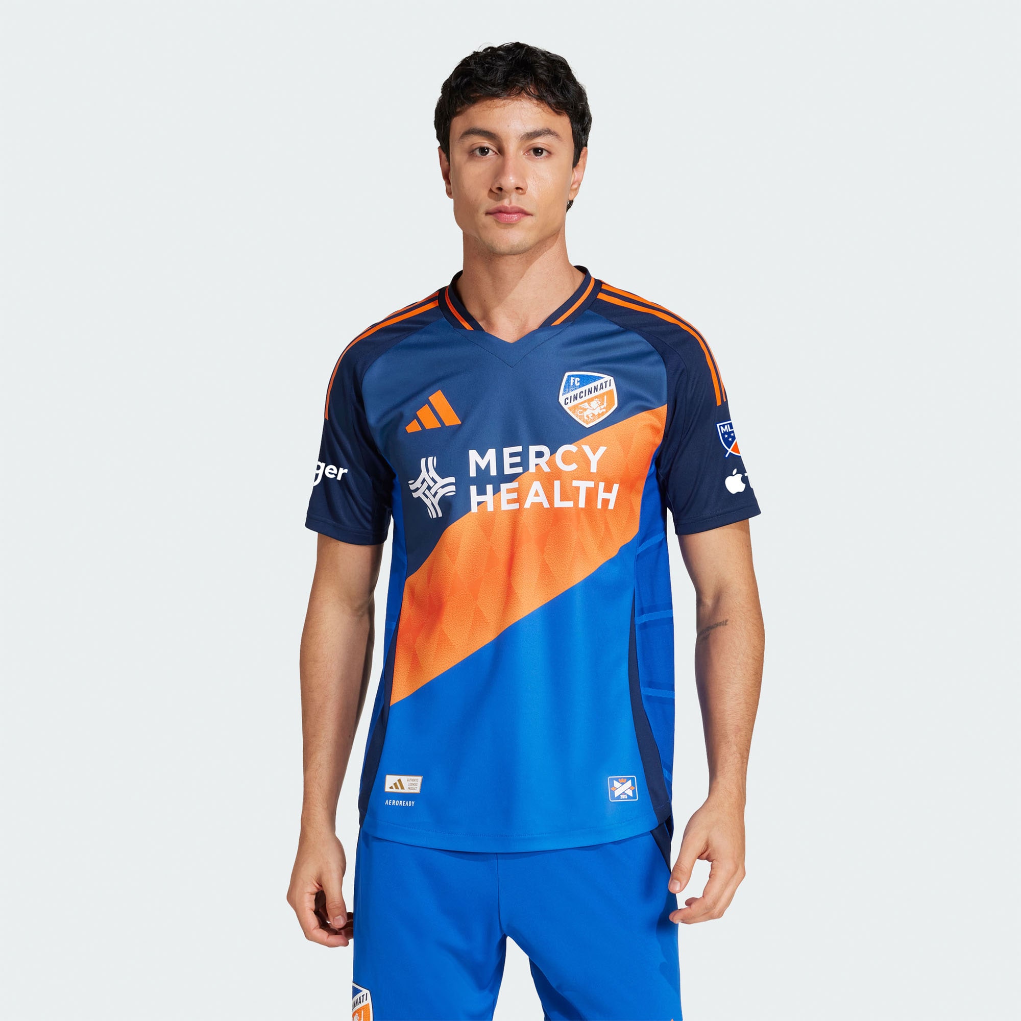 [SJH] FC Cincinnati 2025 Orange and Blue Legacy Kit Authentic Jersey - Blue