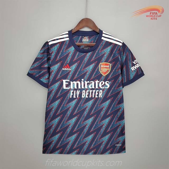Arsenal 21-22 Third Dark Blue Soccer Football Kit