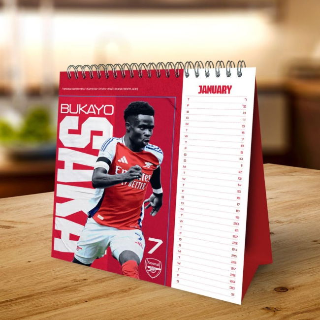 Calendar 2026 Updated Durable Arsenal Home Soccer Jersey