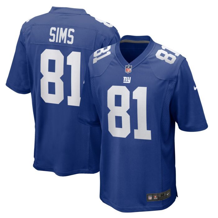 None Men's New York Giants Sleek Replica Jersey Game Day Wear