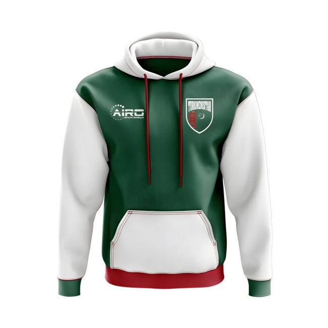 Turkmenistan Concept Country Football Hoody (Green)