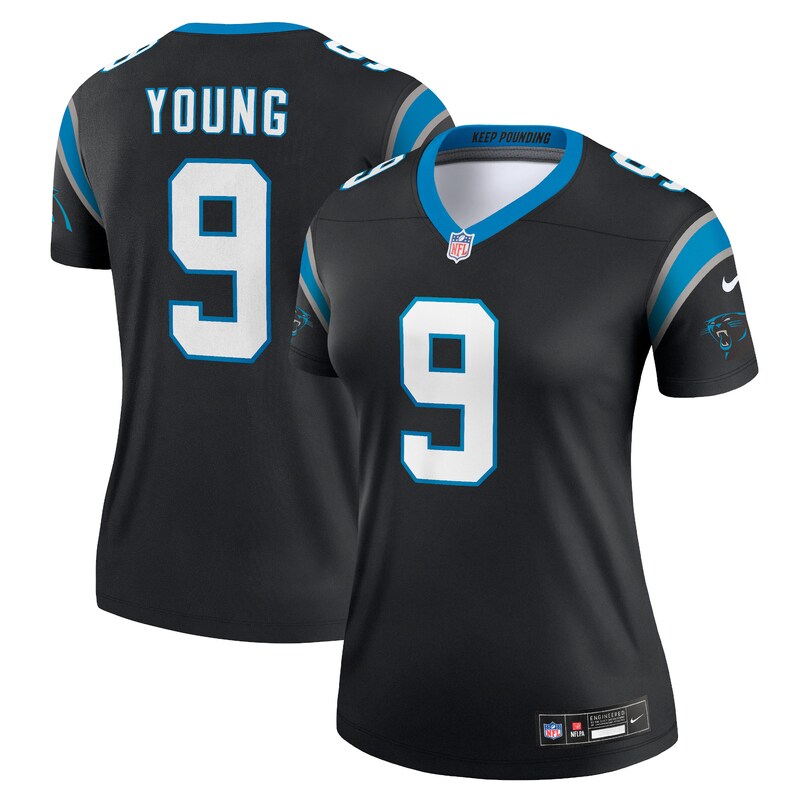 None Bryce Young CAR Panthers Powerful Official Jersey Game Day Wear