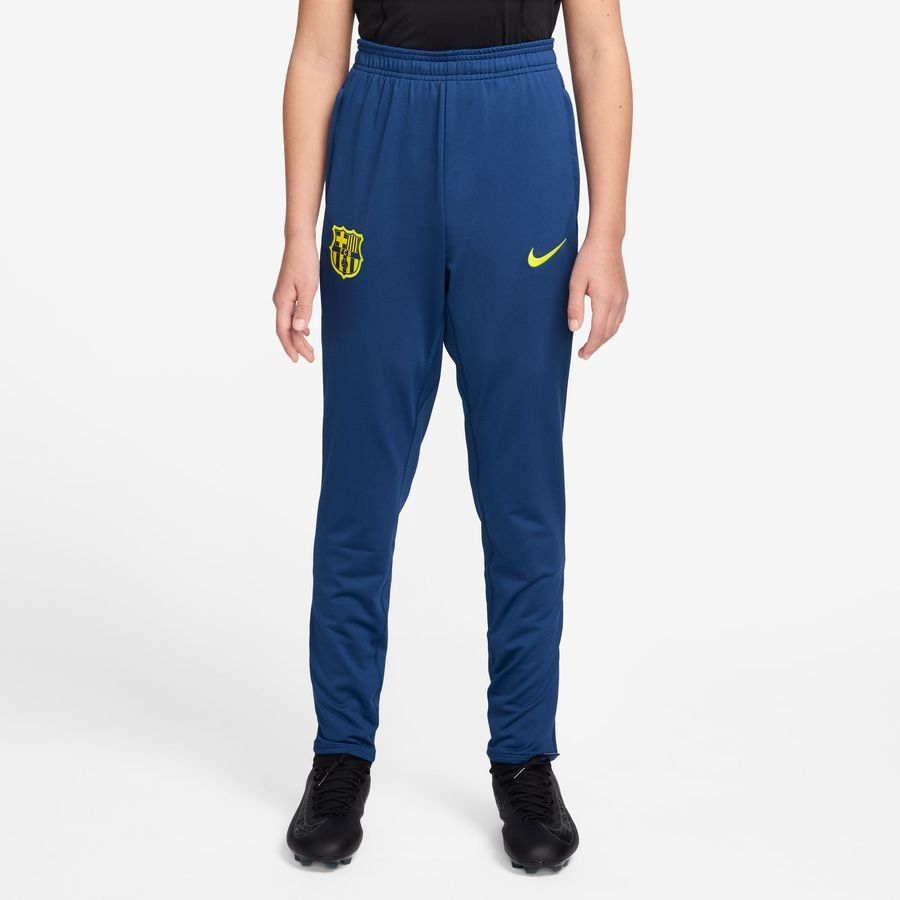 [EFKS] Barcelona Trousers Dri FIT Strike KPZ Gym Blue/Opti Training Kids Yellow Apparel