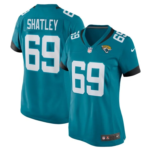 None Tyler Shatley Game Jersey - Teal | NFL Player Jersey | NFL Footba