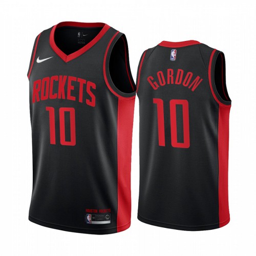Houston Houston Rockets #10 Eric Gordon Black Youth NBA Swingman 2020-21 Earned Edition Jersey Youth