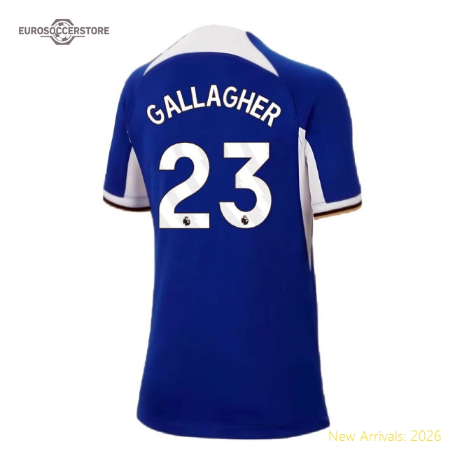 Hypoallergenic Chelsea Kids Gallagher Jersey 2023-2024 Stretchy