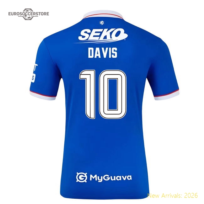 2025-2026 Rangers Home Shirt (Kids) (Davis 10)