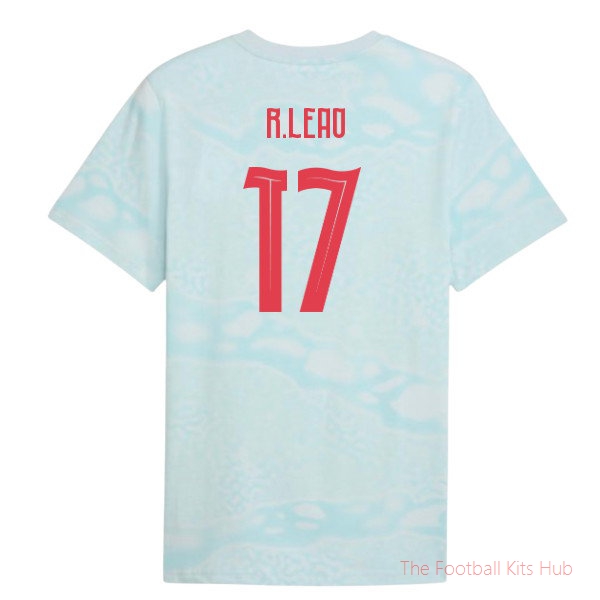 2026-2027 Portugal FtblCulture Tee AOP (Sea Glass) (R.Leao 17)