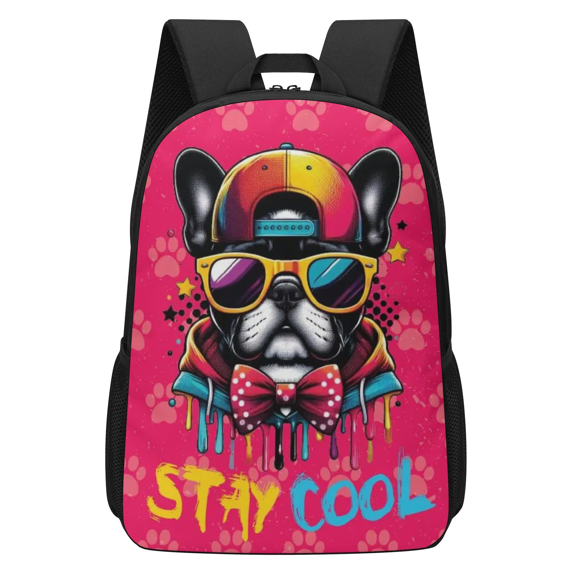 French Bulldog Zoe 17 Inch Backpack Essential Dog Supply