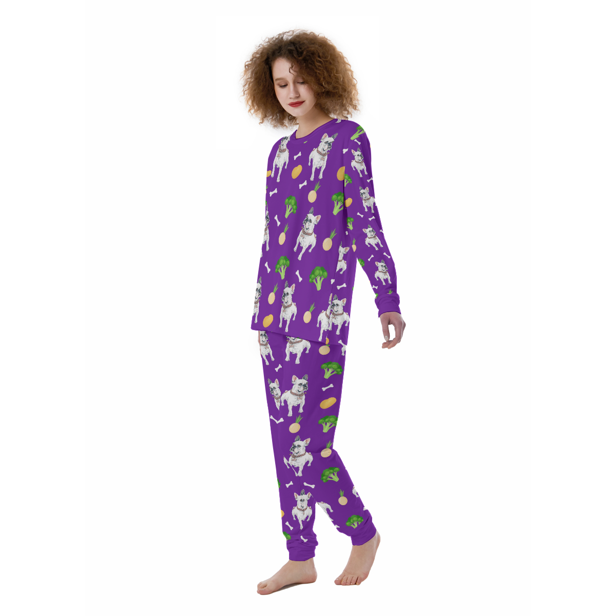 Everyday Frenchie-Fan Penny - Women's Pajamas for Fashion Lovers