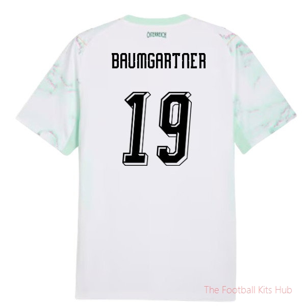 2026-2027 Austria Away Shirt (Baumgartner 19)