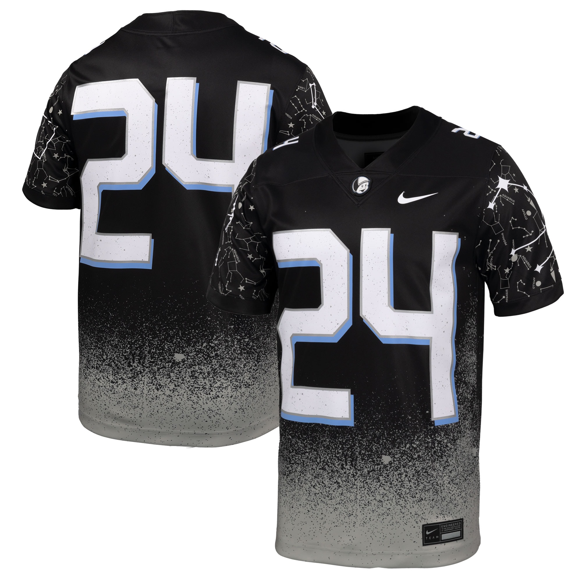 [NJP] UCF Knights 2024 Space Game Alternate Game Jersey - Black