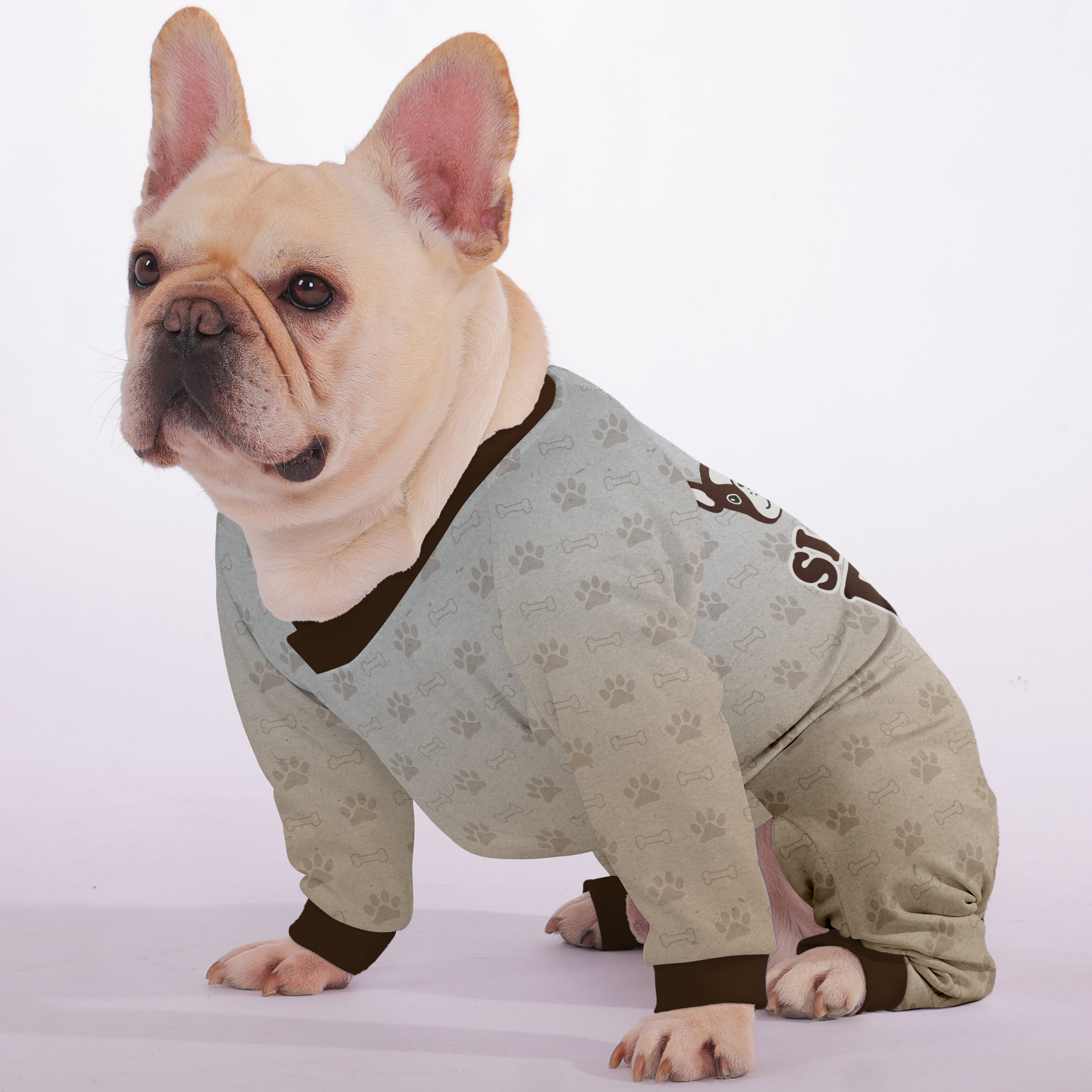 High-Quality Sleep, Eat, Repeat - Frenchie Pajamas – Ultra-soft, Cozy...