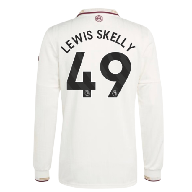 Official Licensed Arsenal Arsenal Authentic Long Sleeve Third Shir...