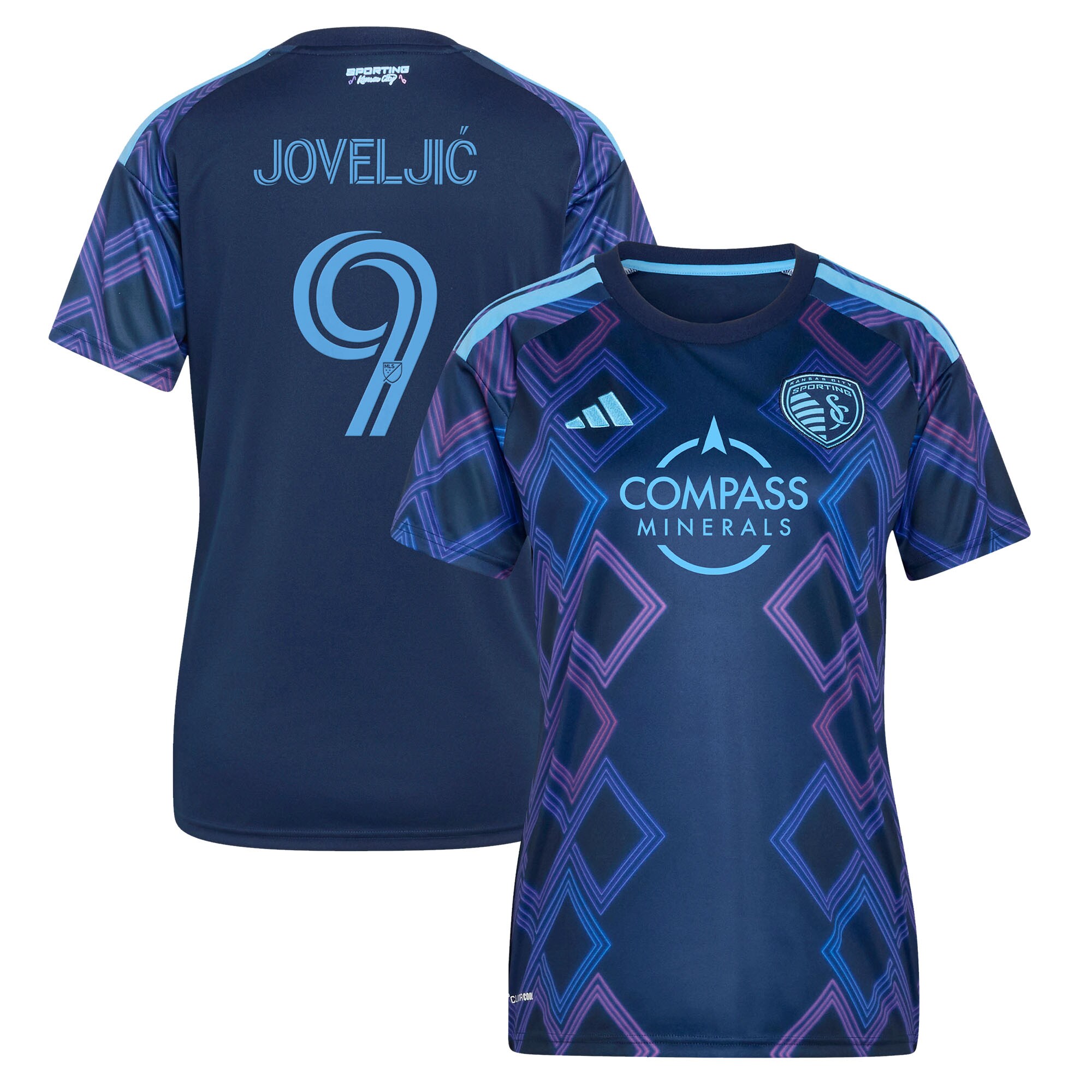 [SJH] Dejan Joveljic Sporting Kansas City Women's 2026 The 18th & Vine Kit Replica Jersey - Blue