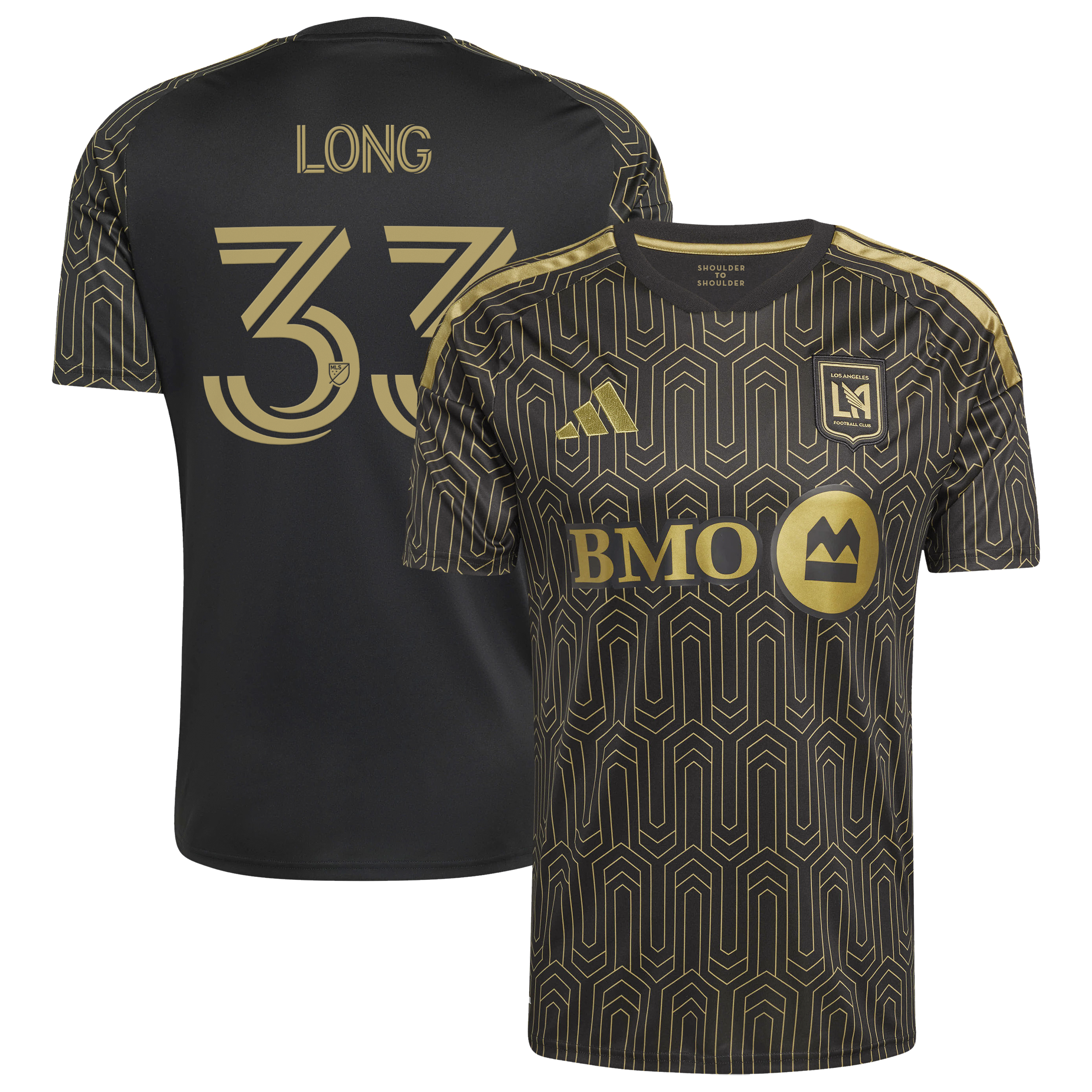 [SJH] Aaron Long LAFC 2026 Primary Kit Replica Jersey - Black