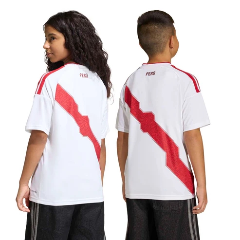 Peru 2026 Home Youth Jersey - Kene Art Heritage Junior Kit