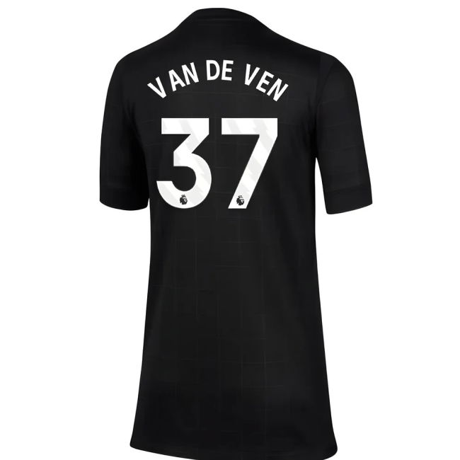 2025-2026 Tottenham Away Jersey (Kids) (Van De Ven 37)
