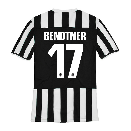 13-14 Juventus 17 Bendtner Home Jersey Shirt - Official Replica 1495