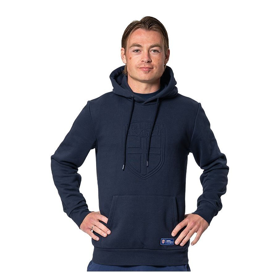 Norway Crest Hoodie Navy Adidas National Team Wear