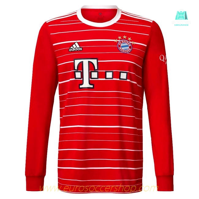 2022-2023 Bayern Munich Long Sleeve Home Shirt (LEWANDOWSKI 9)