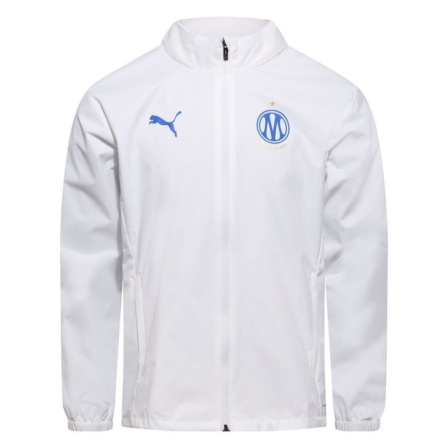 Marseille Training Jacket All Weather - PUMA White/Team Royal Blue