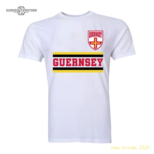 Guernsey Core Football Country T-Shirt (White)