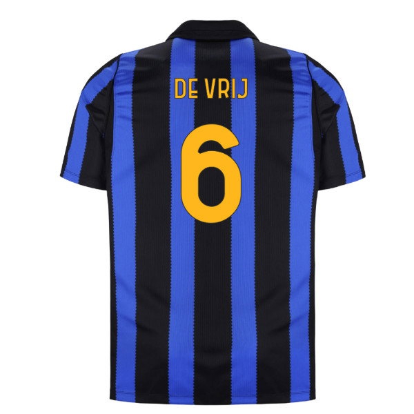 [DDJ] 2026-2027 Inter Milan Home Shirt (Kids) (De Vrij 6)