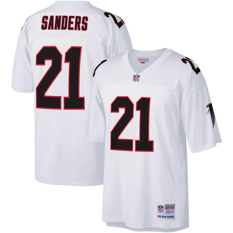 None Deion Sanders ATL Falcons Legendary Cost-Effective Jersey