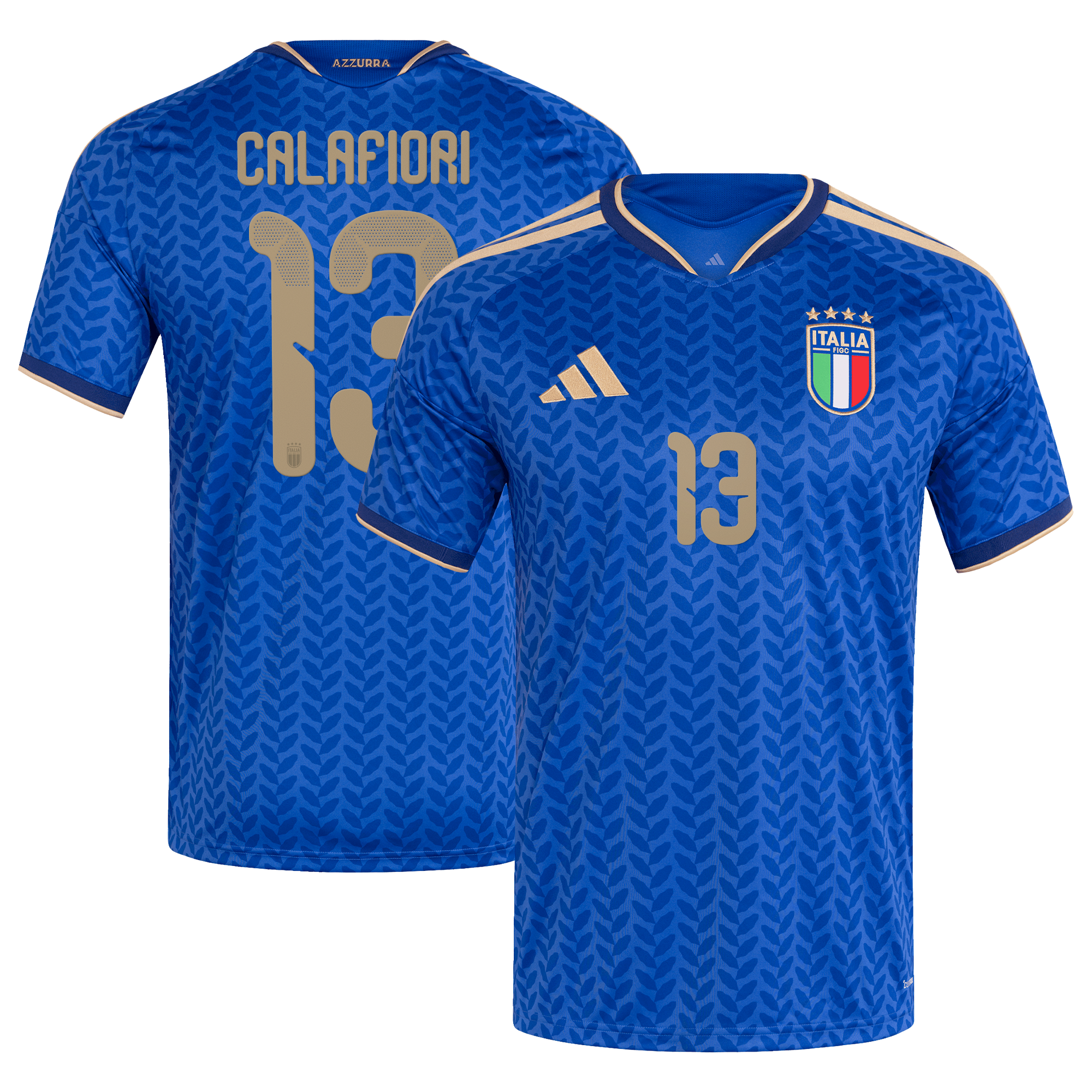 [SJH] Riccardo Calafiori Italy National Team 2026 Home Replica Jersey - Blue
