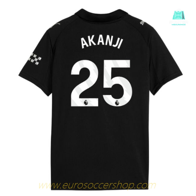 2025-2026 Man City Away Shirt (Kids) (Akanji 25)