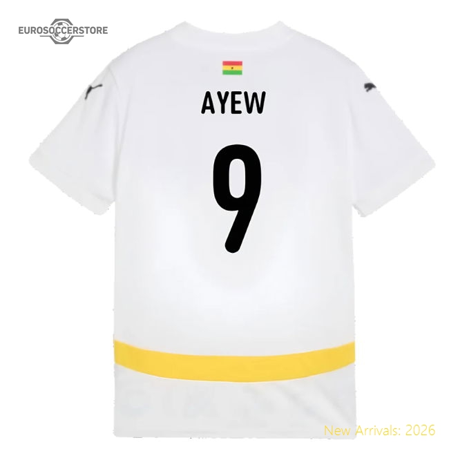 Football Team Kids Kid-approved Ayew Jersey 2024-2025 Moisture-wicking
