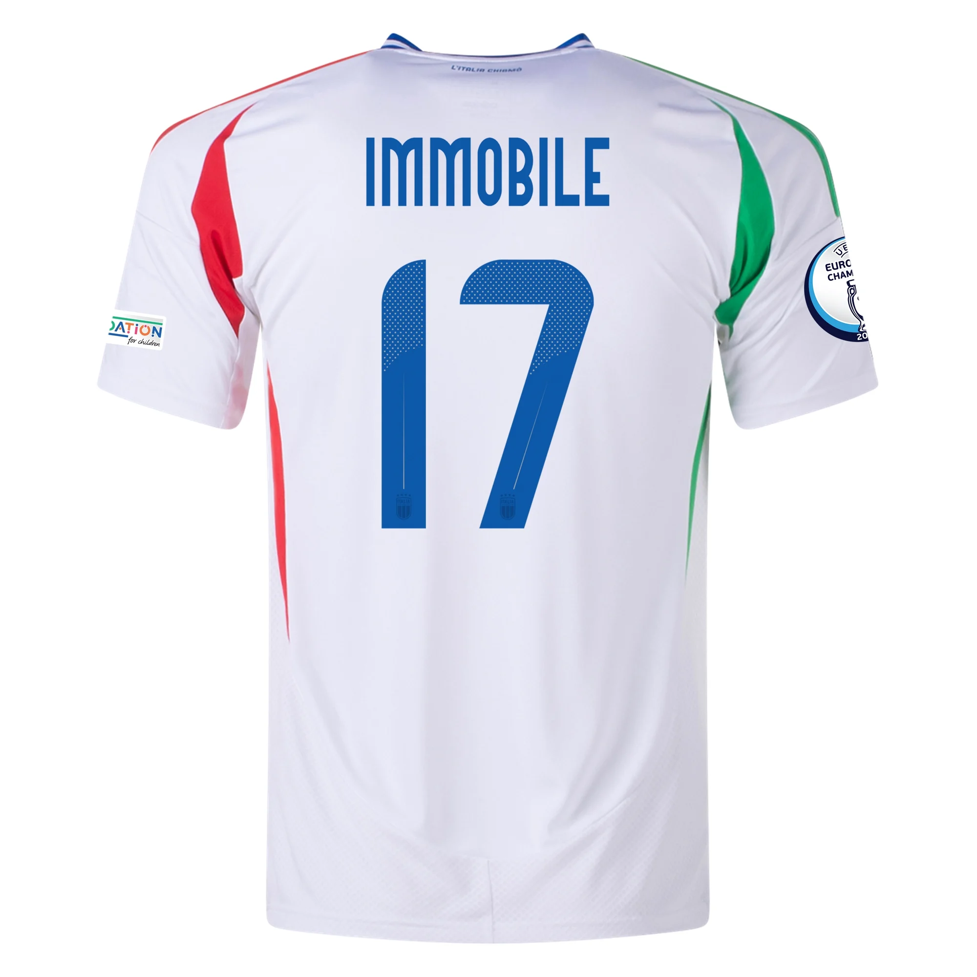 Italy 2024-2025 UEFA Euro Away Jersey –  Match Day Version S