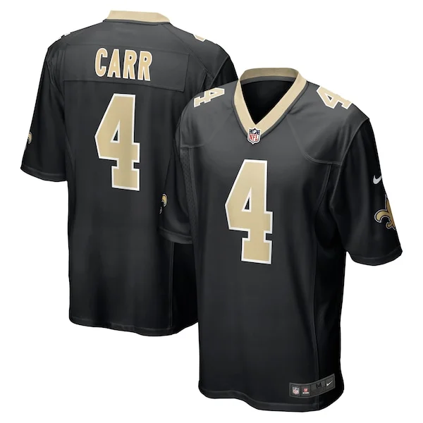 High-Quality NO Saints Game Jersey - Black | NFL Fan Apparel