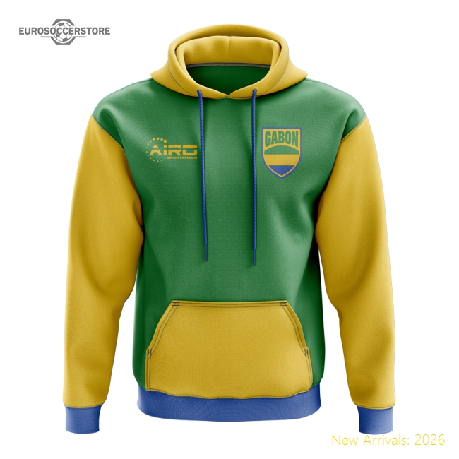 Exceptional Gabon Concept Country Football Hoody (green)