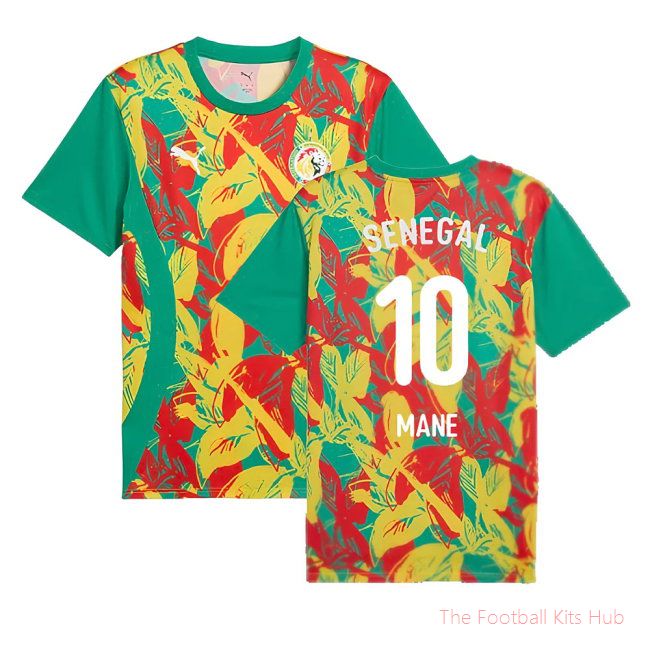 2024-2025 Senegal Prematch SS Jersey (Green) (Mane 10)