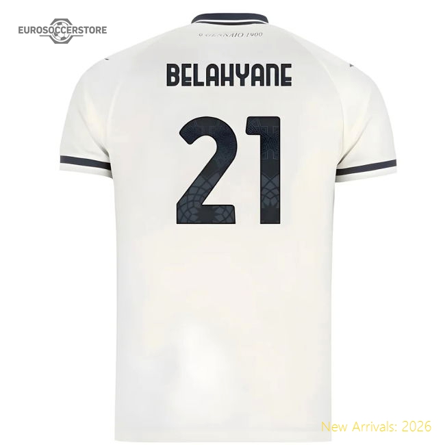 Supporter 2025-2026 Lazio Away Shirt - Kids (Belahyane 21)