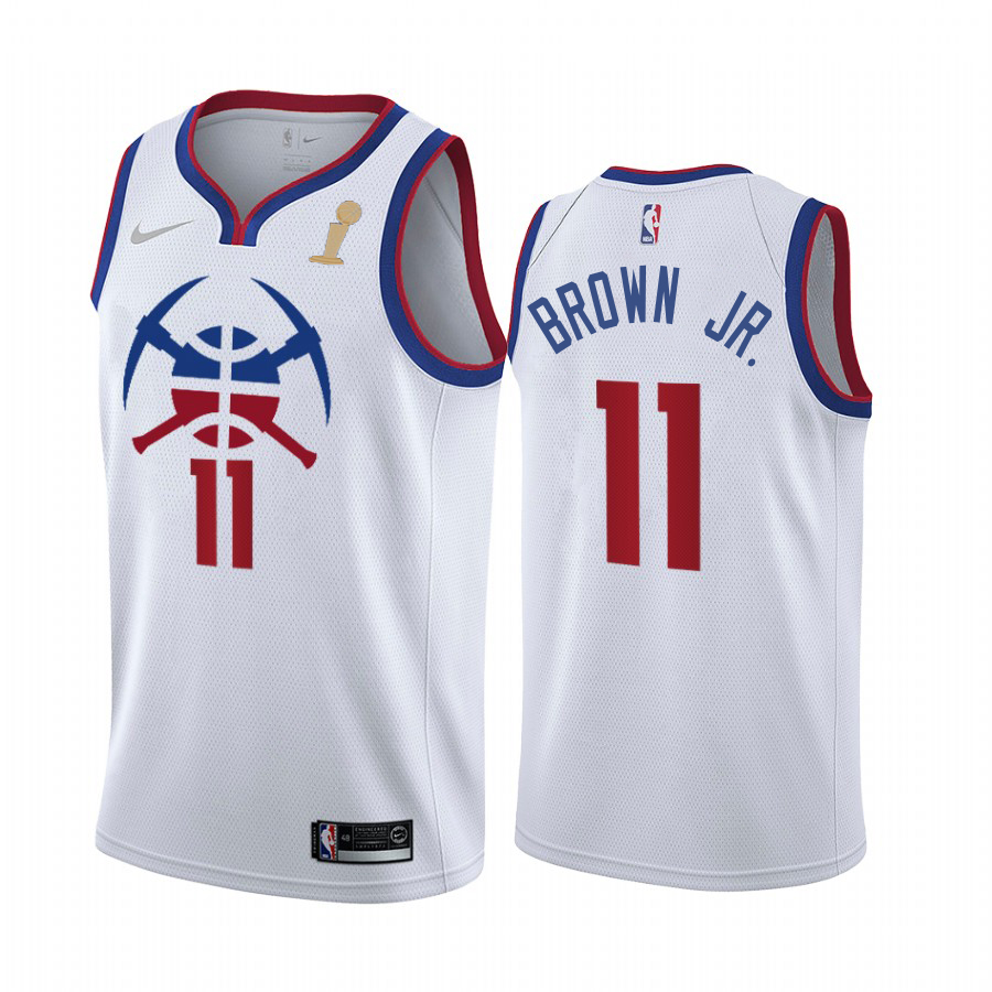 Nuggets White Denver Nuggets #11 Jersey - Reasonably Priced NBA Fan Apparel