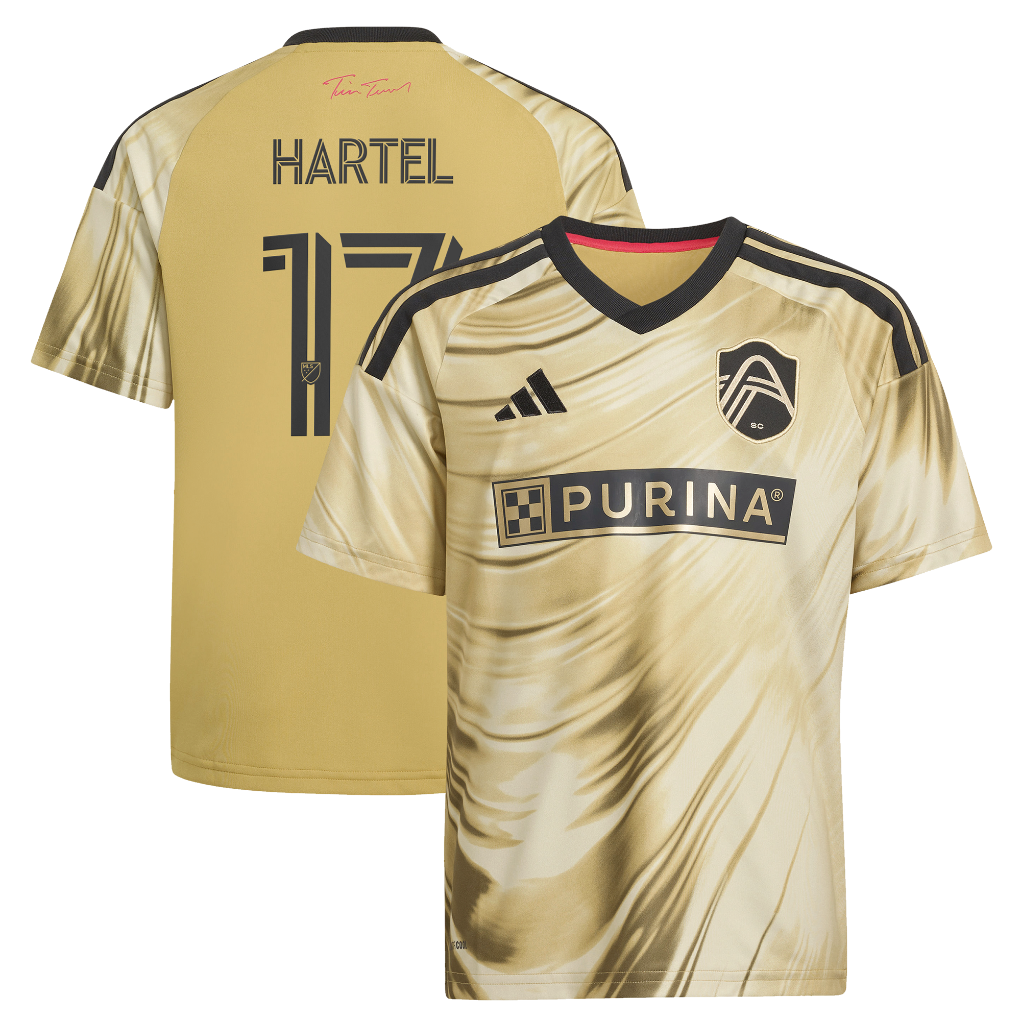 [SJH] Marcel Hartel St. Louis CITY SC Youth 2026 The Tina Turner Kit Replica Jersey - Yellow