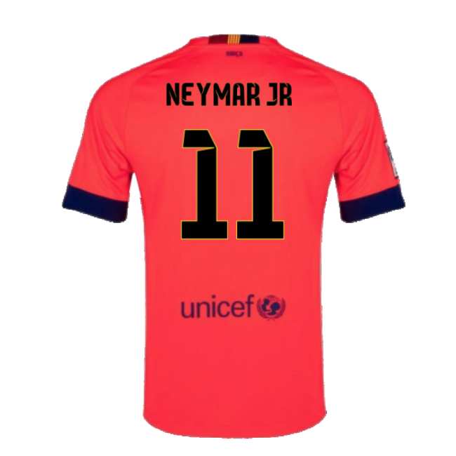 Barcelona Neymar Jr Away Jersey Primera Division Advanced Textile