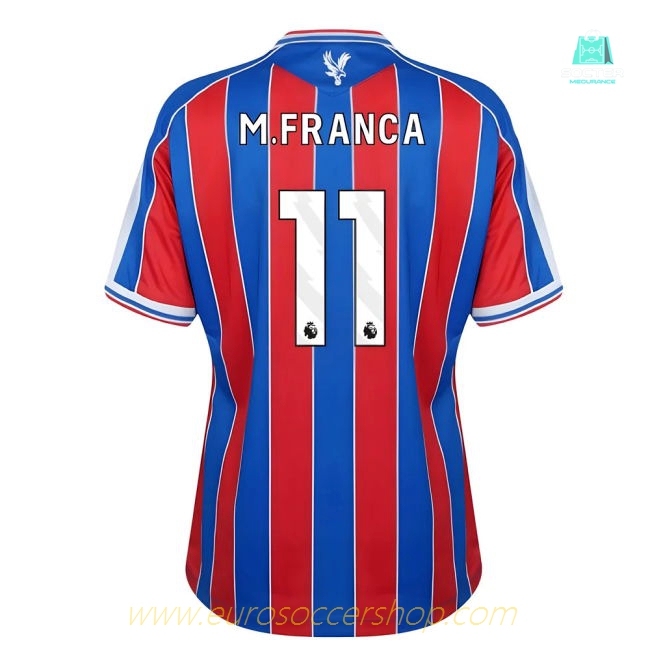 2025-2026 Crystal Palace Home Shirt (Womens) (M.Franca 11)