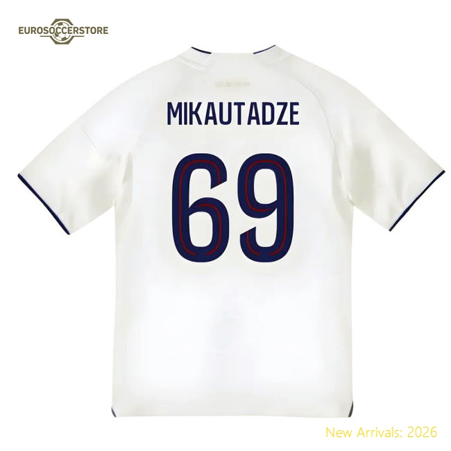 Safe Football Team Kids Mikautadze Jersey 2025-2026 Moisture-wicking