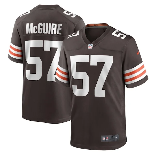 None Game NFL Jersey - Brown | Game-Day Football Apparel | NFL Footbal
