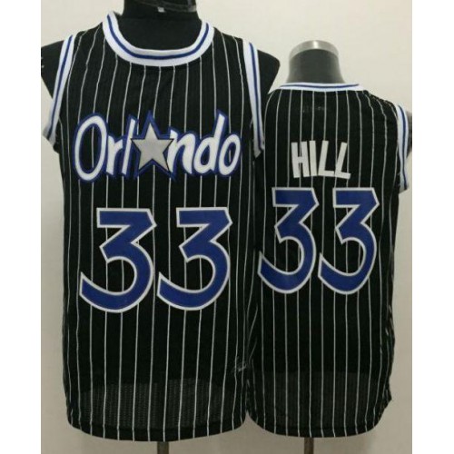 Black Orlando Magic #33 Clippers Jersey - Fabric Basketball Jersey