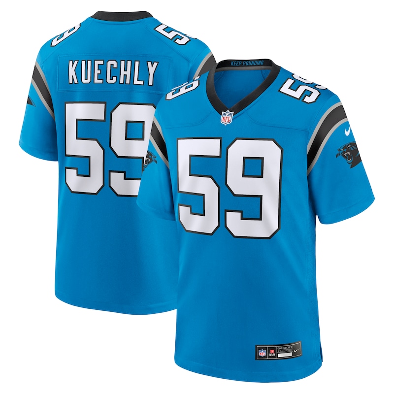 None Luke Kuechly CAR Panthers Top-Grade Fan Apparel Game Day Wear