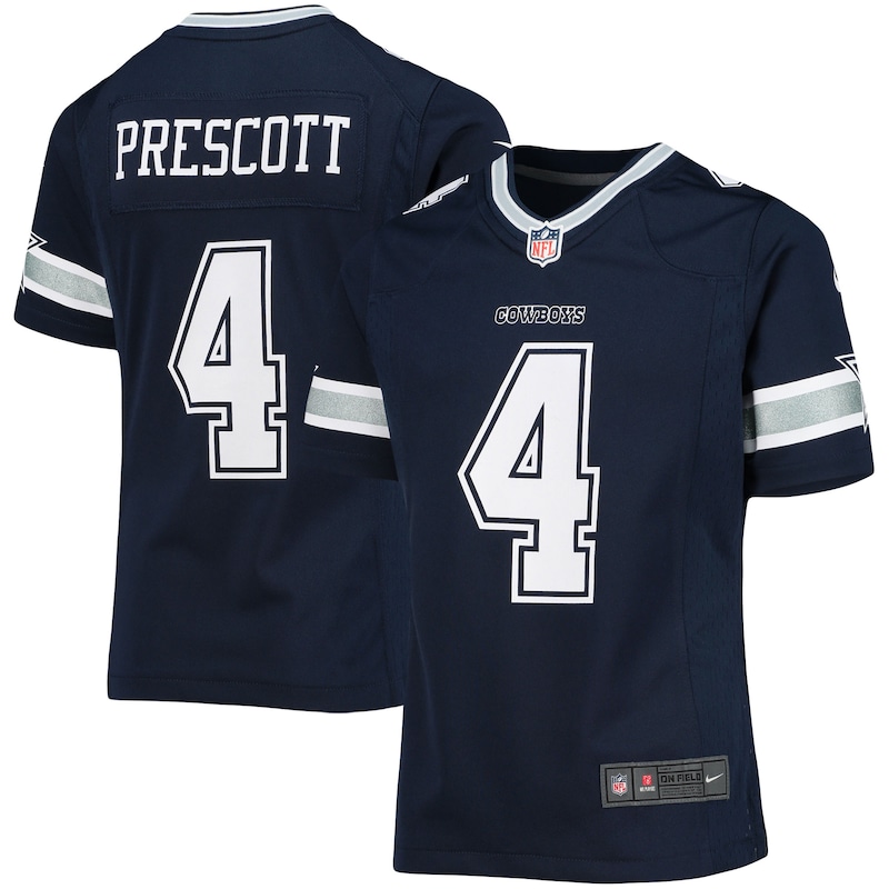 None Dak Prescott Dallas Cowboys Victory Game Jersey Football Apparel