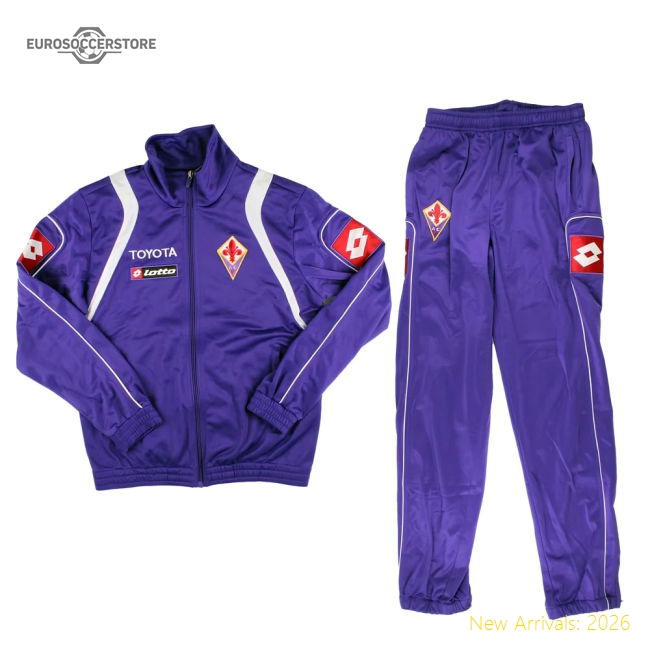 Genuine Match-Day 2008-2009 Fiorentina Tracksuit (Purple) - Kids