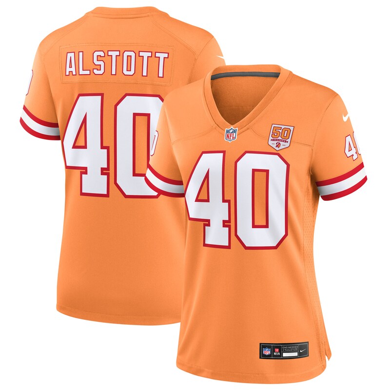 None Mike Alstott TB Buccaneers Powerful Premium-Quality Jersey