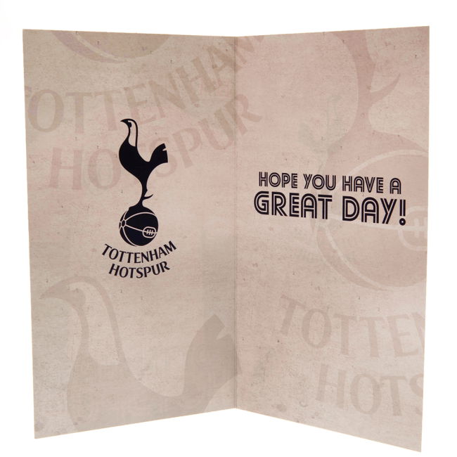 Tottenham Hotspur FC Retro Kit Birthday Card